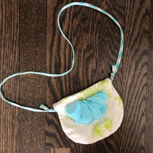 EVERBLOOM STUDIO Blue Floral Purse